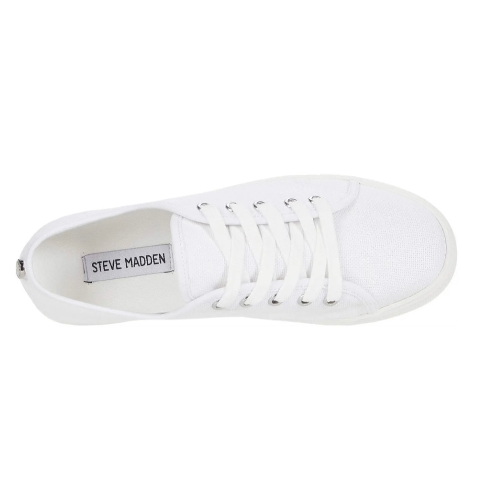 Steve Madden Elore platform white sneaker